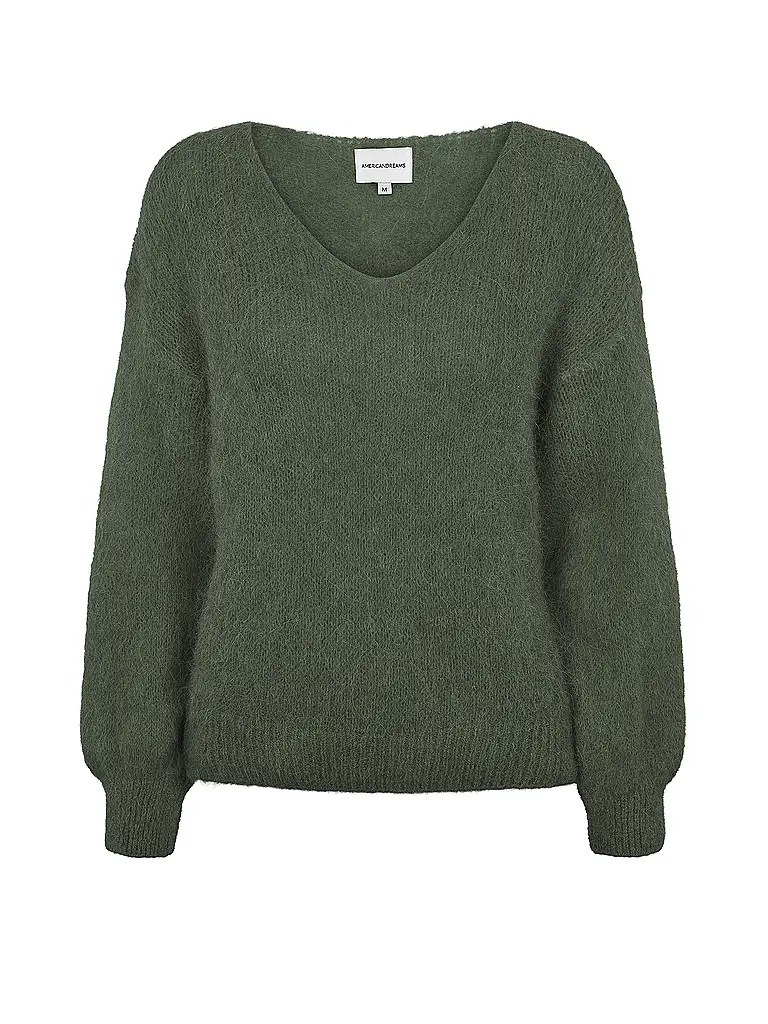 AMERICAN DREAMS | Pullover MILANA | Verde scuro