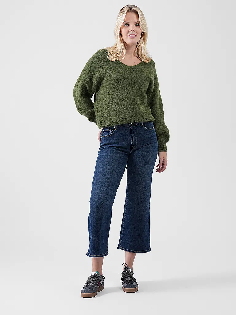 AMERICAN DREAMS | Pullover MILANA | Verde scuro
