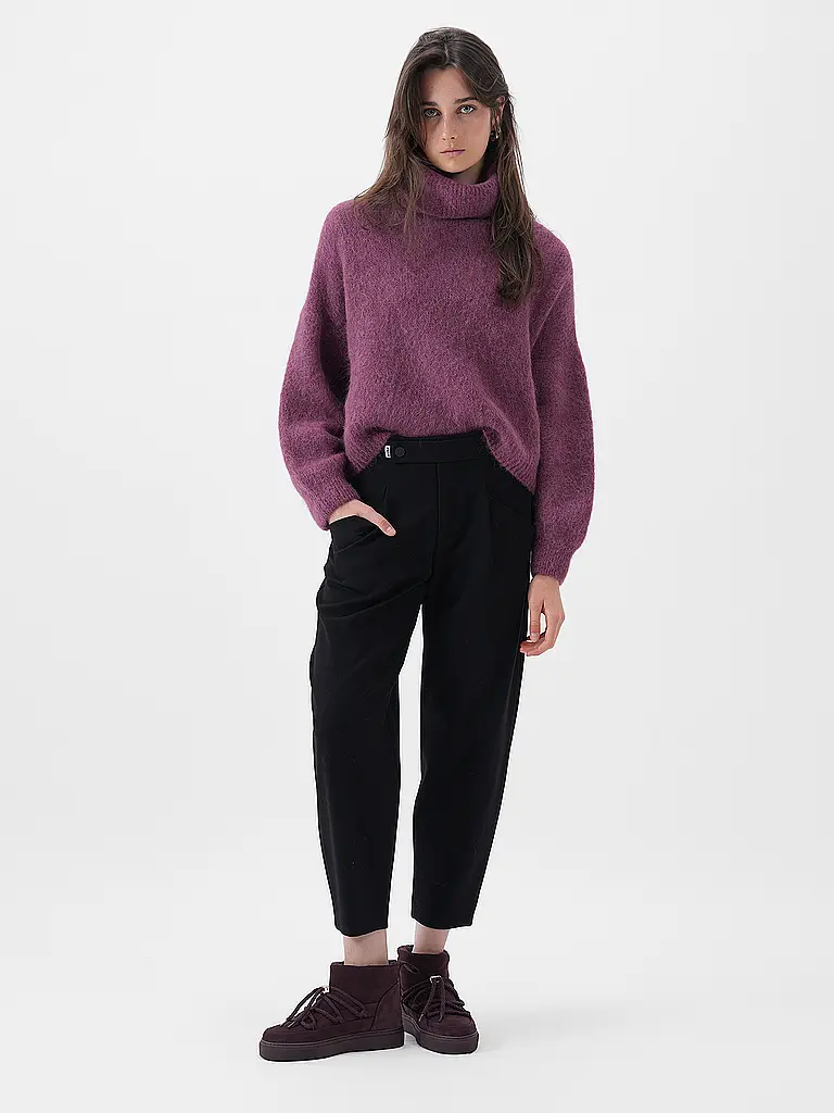 AMERICAN DREAMS | Rollkragenpullover ANDREA | Rosso scuro
