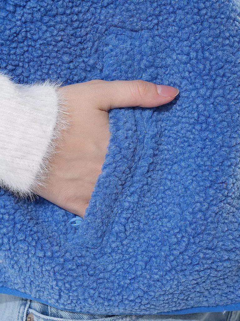 AMERICAN VINTAGE | Gilet in Felloptik HOKTOWN | Blu