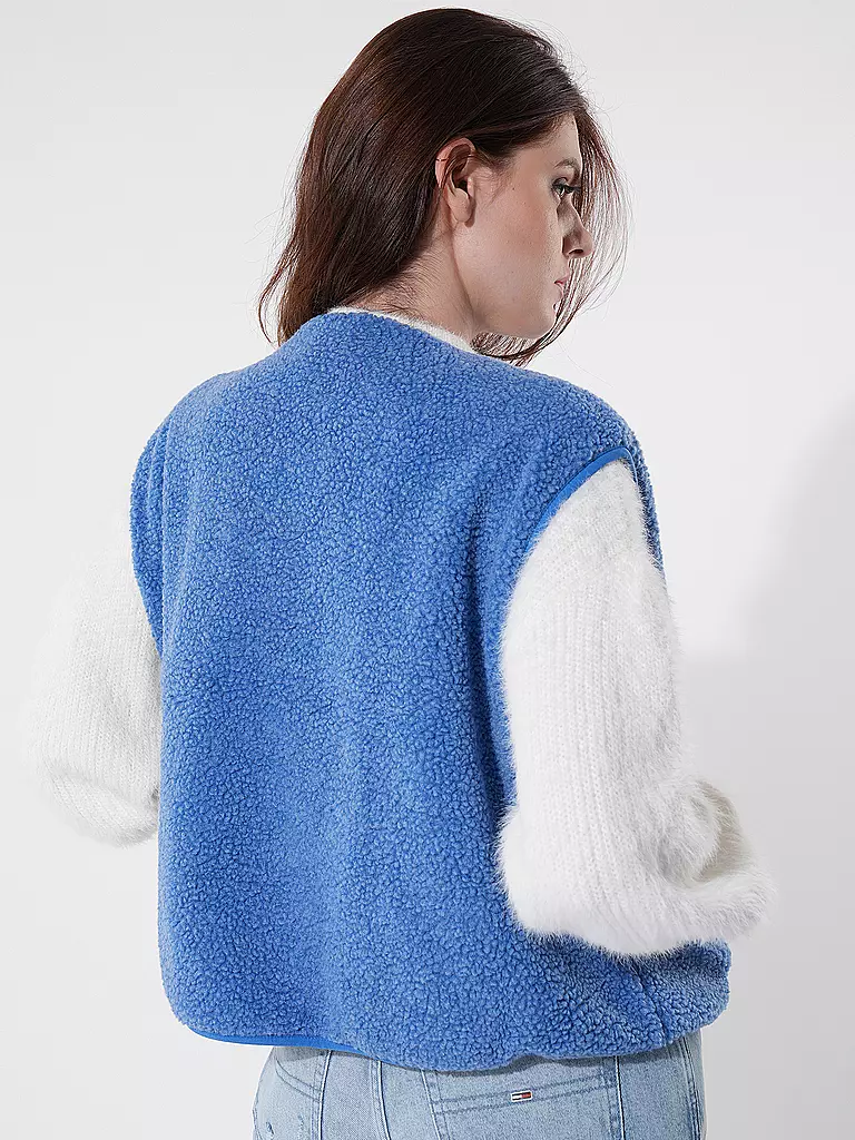 AMERICAN VINTAGE | Gilet in Felloptik HOKTOWN | Blu