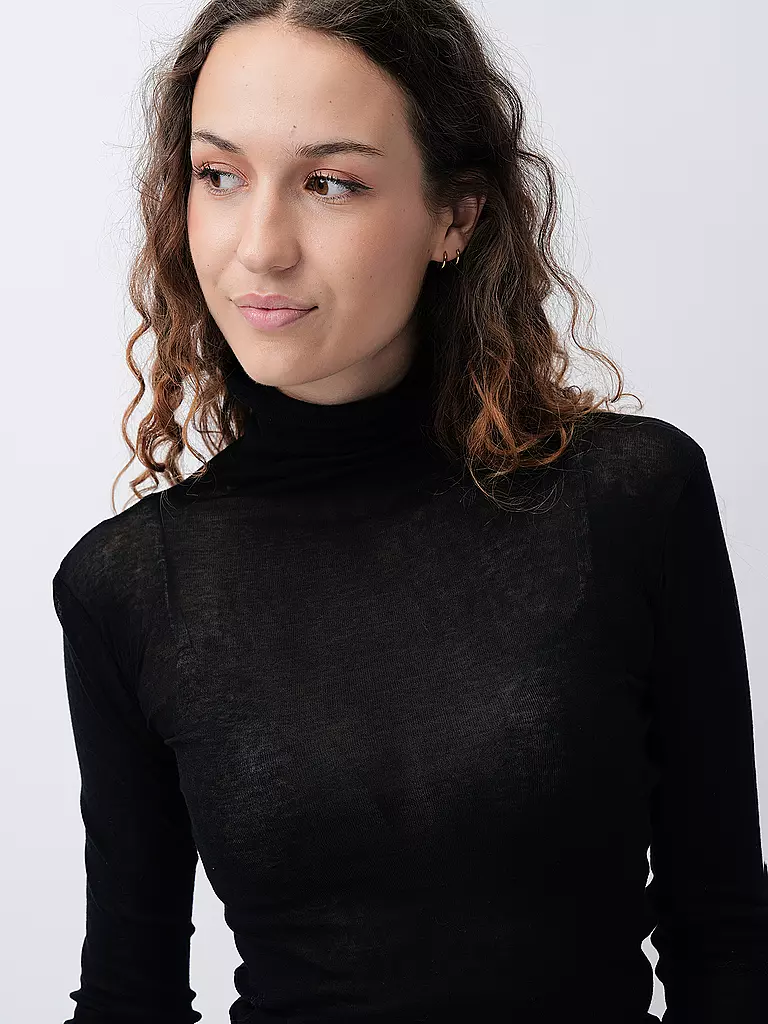 AMERICAN VINTAGE | Rollkragenpullover MASSACHUSETTS | Nero