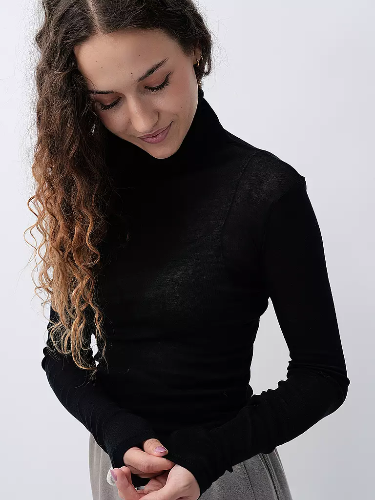 AMERICAN VINTAGE | Rollkragenpullover MASSACHUSETTS | Nero