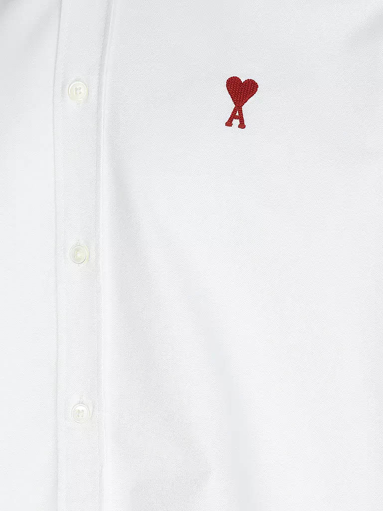 AMI PARIS | Camicia
Marca: AMI PARIS
Colore: bianco
Categorie: Moda, Uomo

Lunghezza manica: Manica lunga
Materiale: Cotone
Tipo di colletto: Collo button-down
Motivo: Tinta unita
Vestibilità (capispalla): Regular
Stile: Trend
Dettagli: Logo | Bianco
