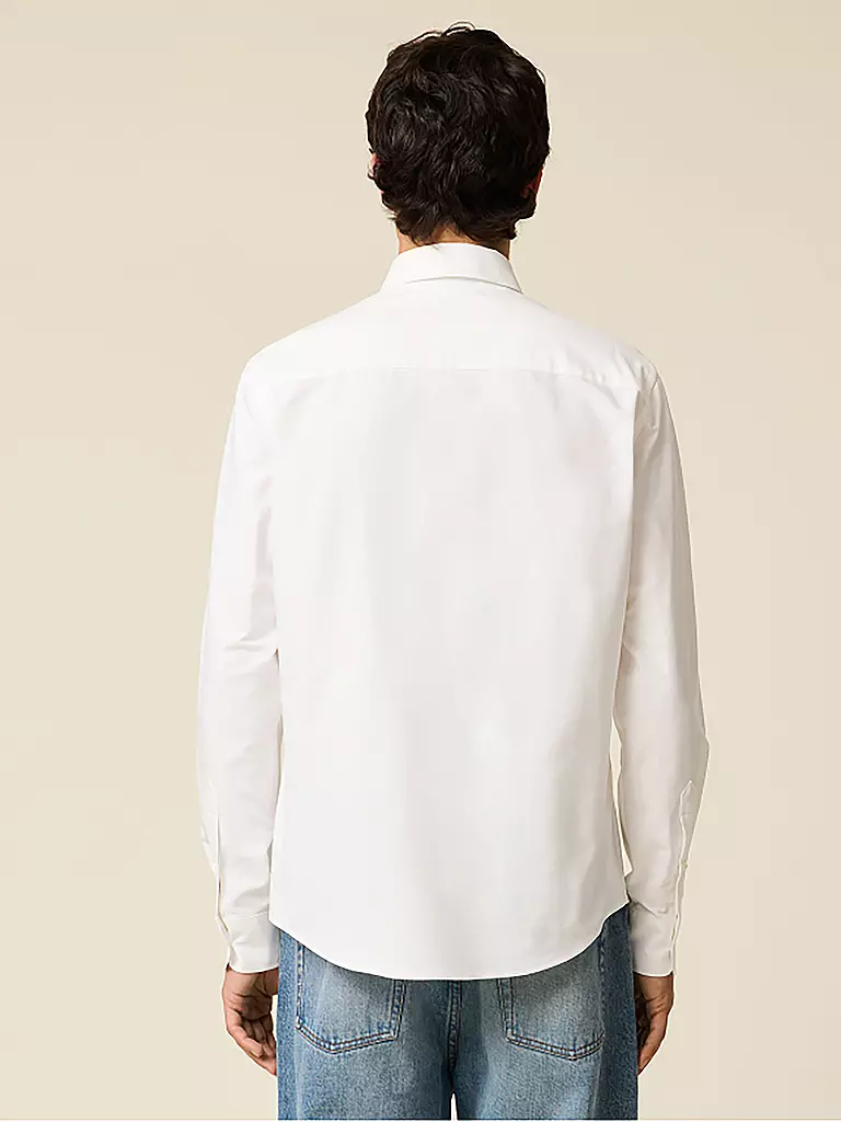 AMI PARIS | Camicia
Marca: AMI PARIS
Colore: bianco
Categorie: Moda, Uomo

Lunghezza manica: Manica lunga
Materiale: Cotone
Tipo di colletto: Collo button-down
Motivo: Tinta unita
Vestibilità (capispalla): Regular
Stile: Trend
Dettagli: Logo | Bianco