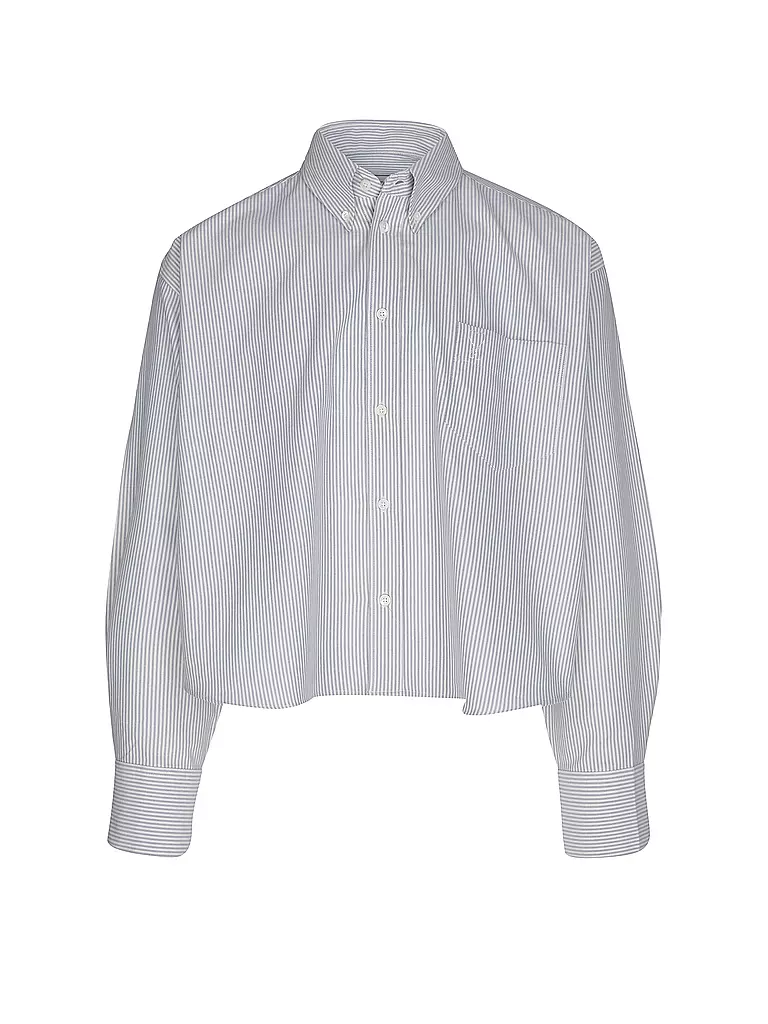 AMI PARIS | Camicia cropped fit | Blu chiaro