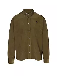 AMI PARIS | Camicia di velluto a coste | Marrone