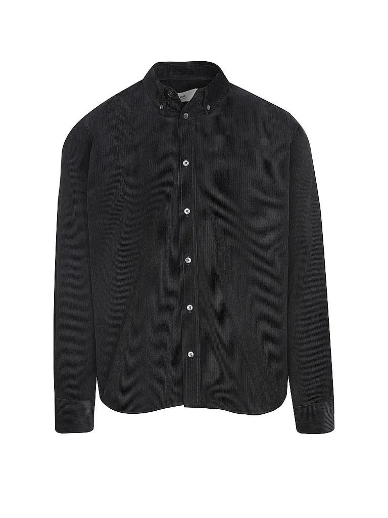 AMI PARIS | Camicia in velluto a coste | Nero