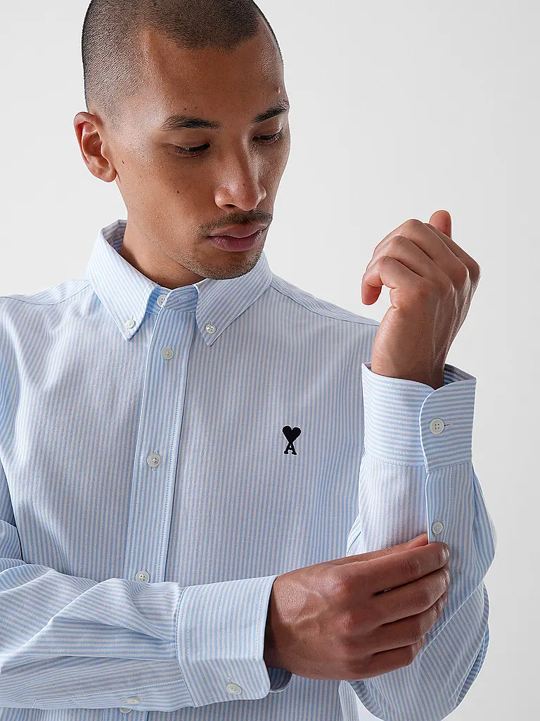 AMI PARIS | Camicia regular fit | Blu chiaro