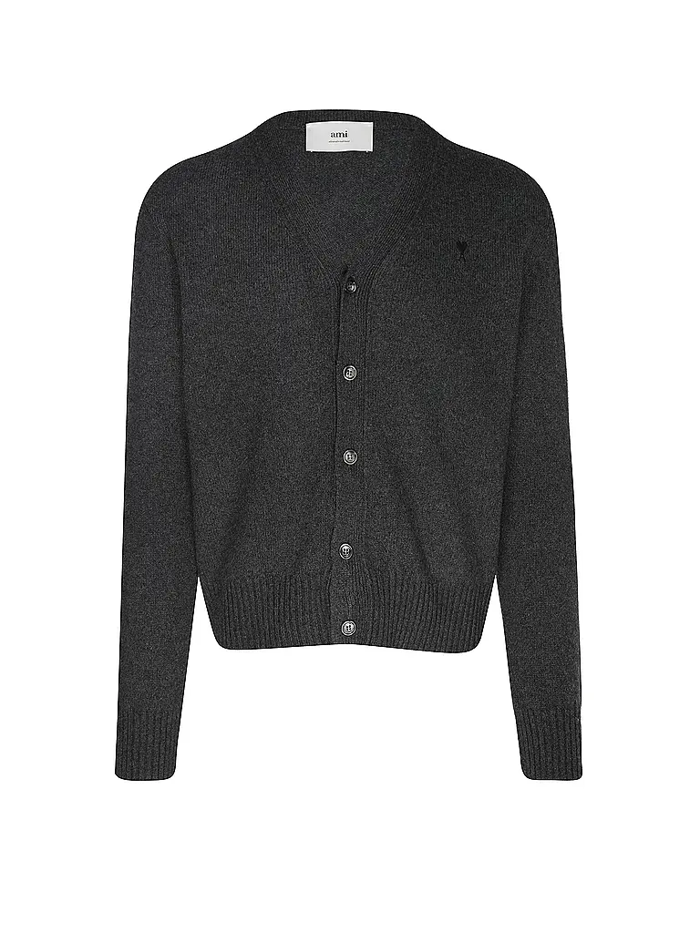 AMI PARIS | Cardigan in cashmere | Grigio