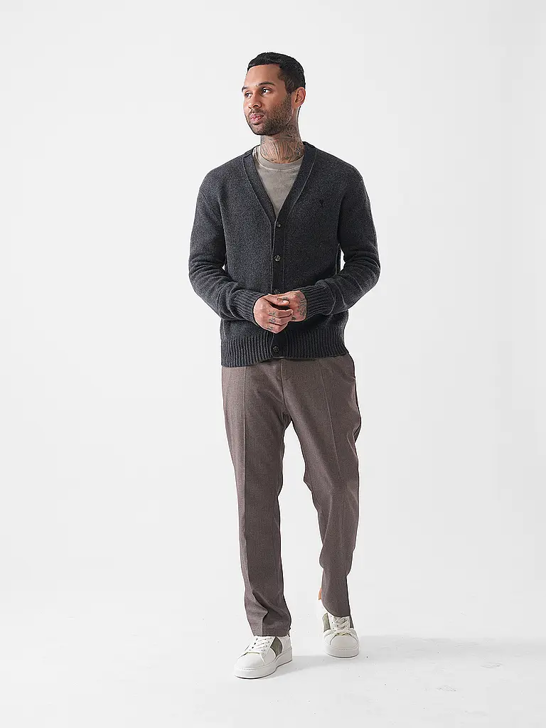 AMI PARIS | Cardigan in cashmere | Grigio