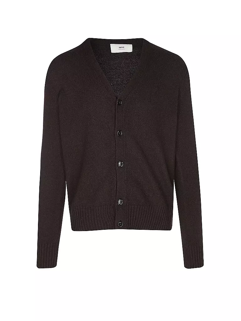 AMI PARIS | Cardigan | Marrone