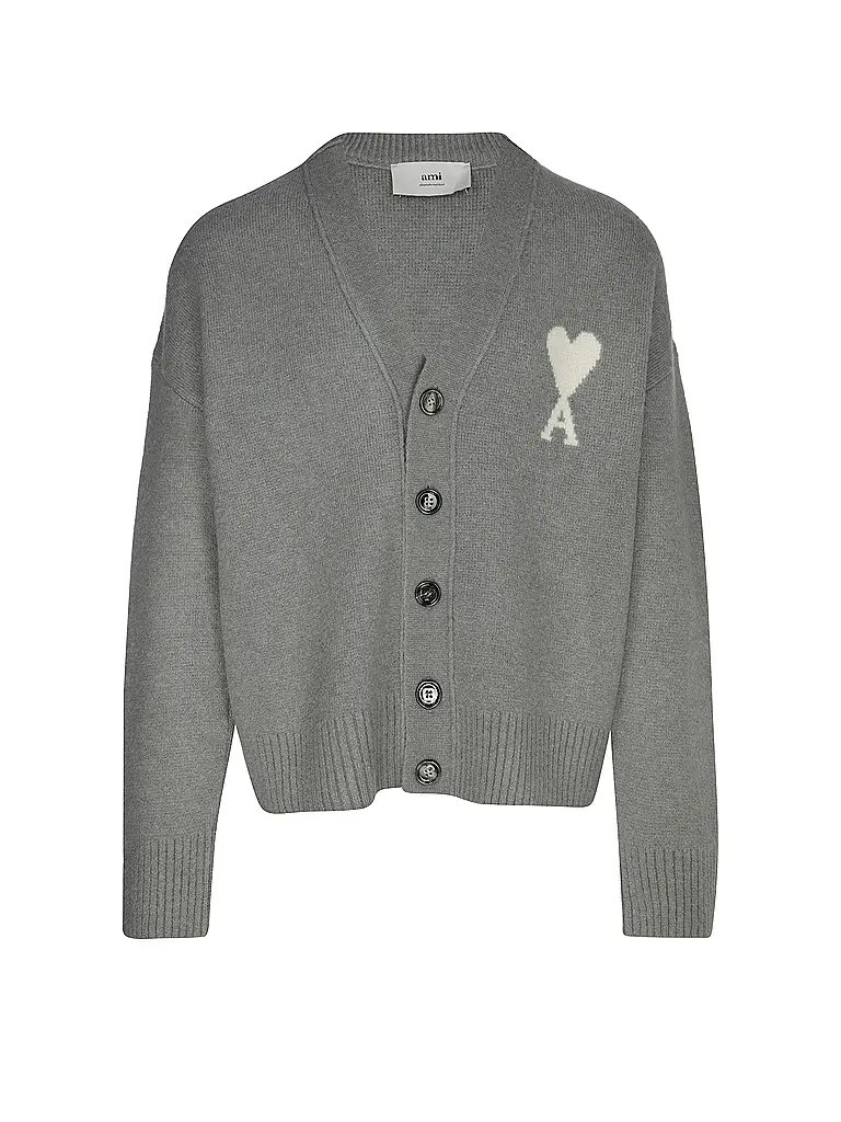 AMI PARIS | Cardigan | Grigio chiaro