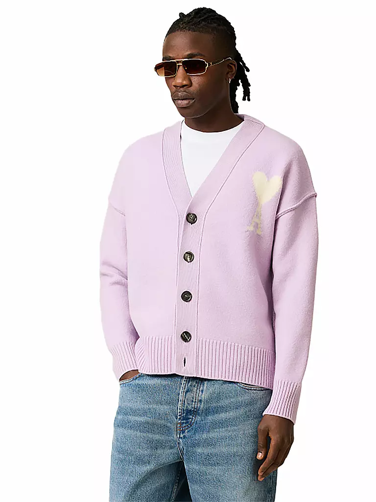 AMI PARIS | Cardigan | Lilla
