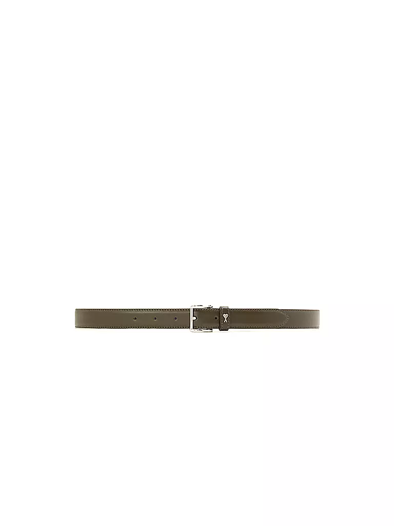 AMI PARIS | Cintura in pelle PARIS | Oliva