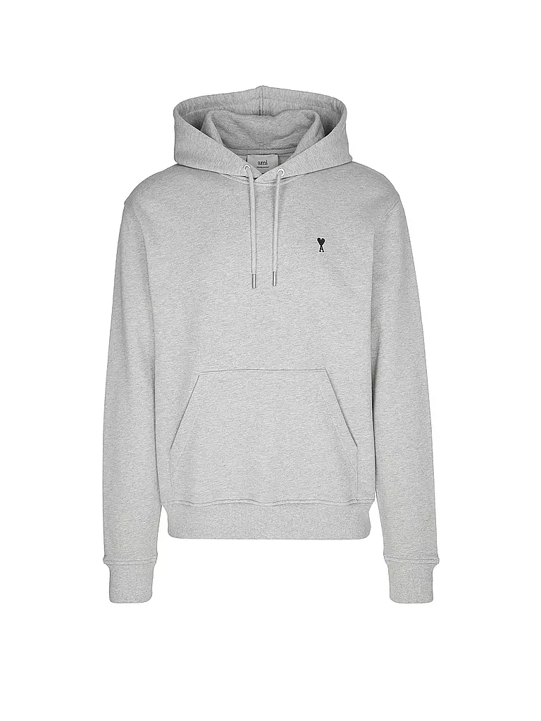 AMI PARIS | Felpa con cappuccio - Hoodie | Grigio chiaro