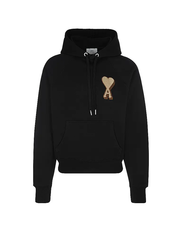 AMI PARIS | Felpa con cappuccio - Hoodie | Nero