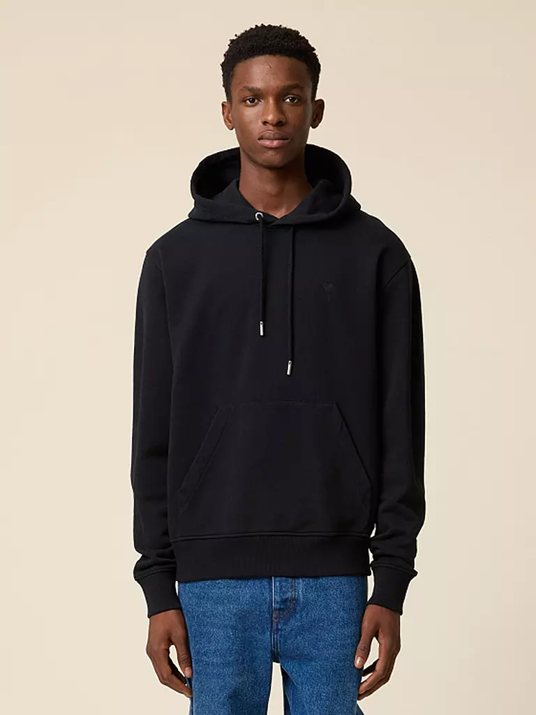 AMI PARIS | Felpa con cappuccio - Hoodie | Nero