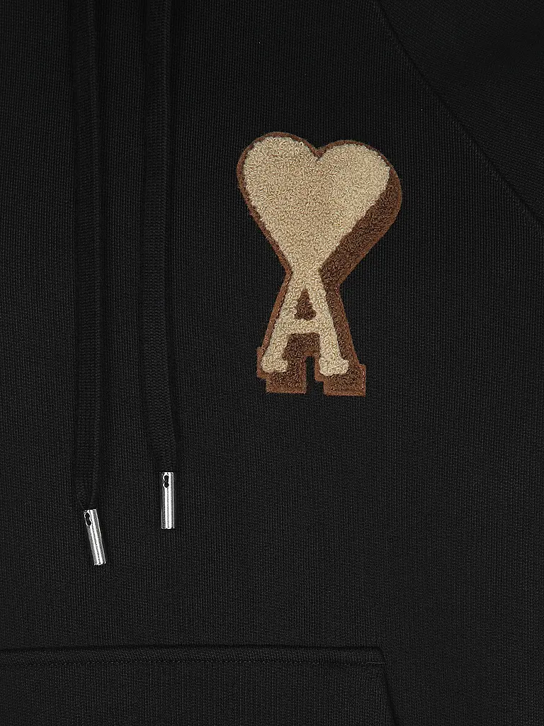 AMI PARIS | Felpa con cappuccio - Hoodie | Nero