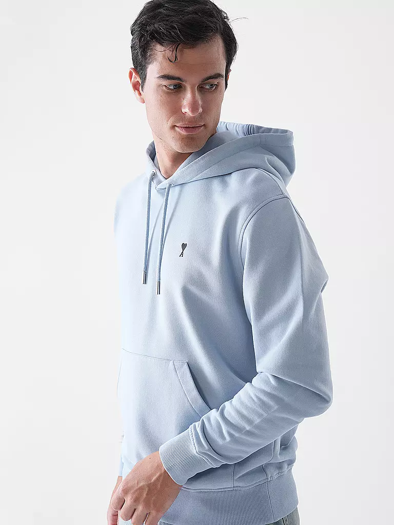 AMI PARIS | Felpa con cappuccio - Hoodie | Blu chiaro