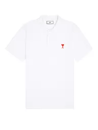 AMI PARIS | Poloshirt Ami De Coeur | Bianco