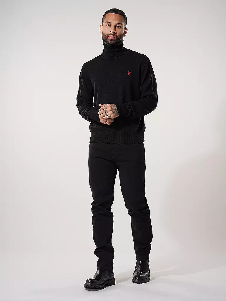 AMI PARIS | Rollkragenpullover | Nero