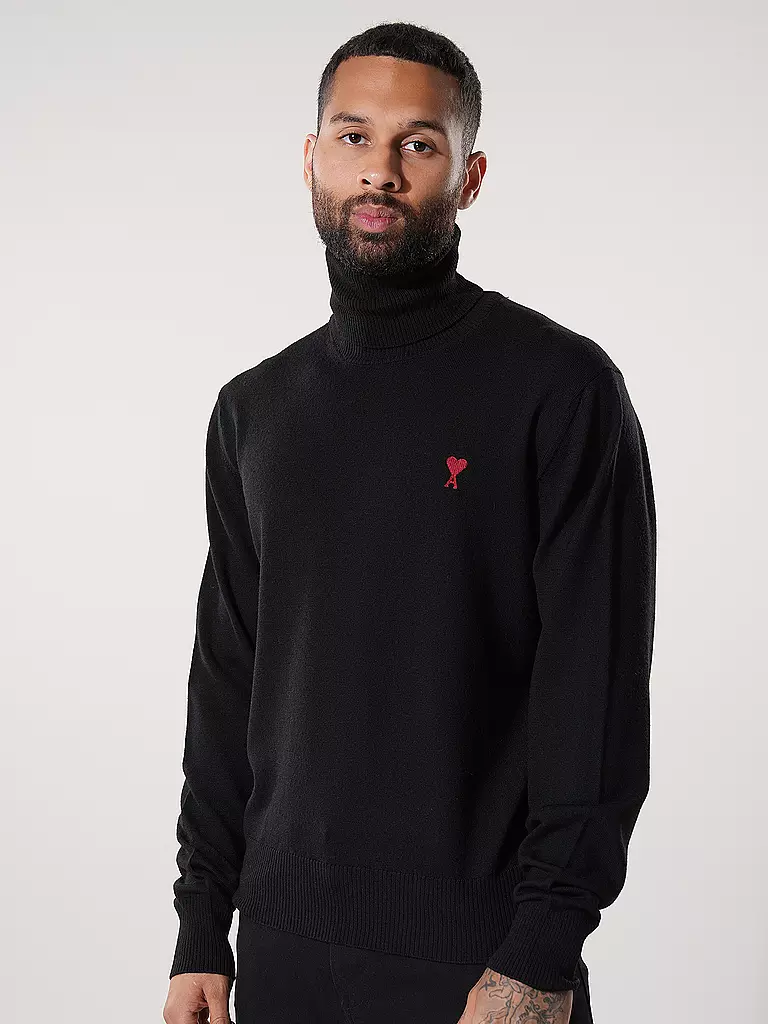 AMI PARIS | Rollkragenpullover | Nero