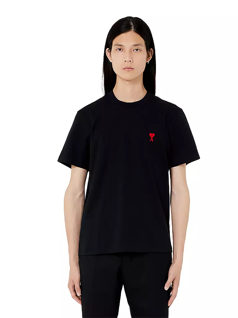 AMI PARIS | T-shirt Ami De Coeur | Nero