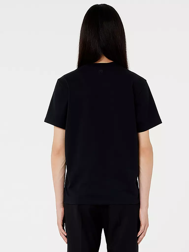 AMI PARIS | T-shirt Ami De Coeur | Nero