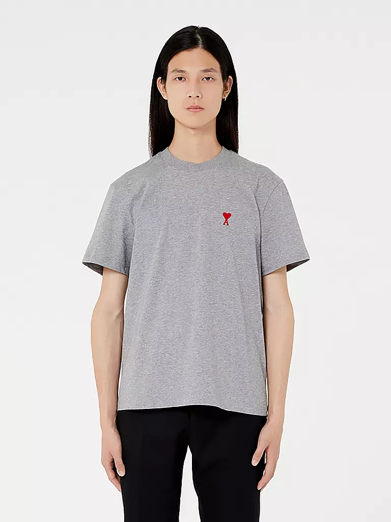 AMI PARIS | T-shirt AMI DE COEUR | Grigio