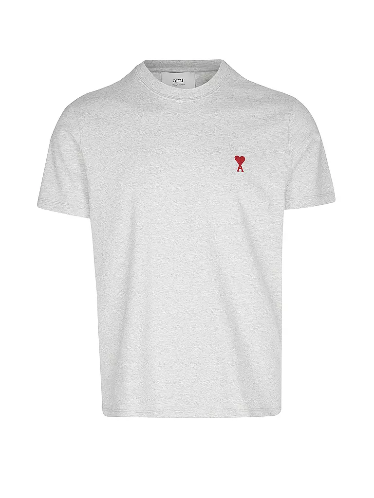 AMI PARIS | T-Shirt CLASSIC | Grigio chiaro