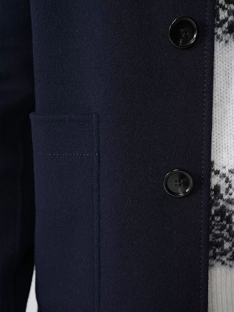 AMI PARIS | Wolljacke | Blu scuro