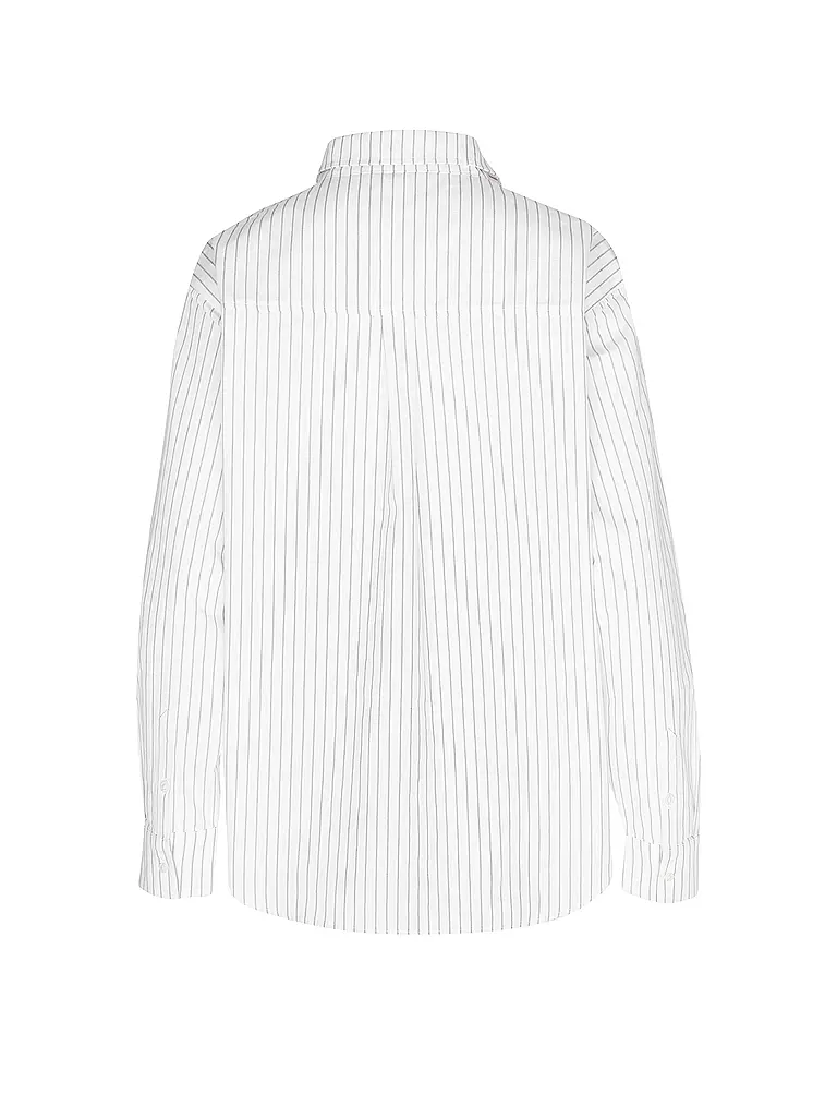 ANINE BING | Bluse BRAXTON
Marke: ANINE BING
Farbe: weiss
Kategorien: Mode,Damen

Ärmellänge: Langarm
Material: Viskose ,Stretch
Kragenform: Hemdblusenkragen
Musterung: Unifarben
Passform (Oberbekleidung): Locker
Stil: Pure
Details: Raffung,Falten | 