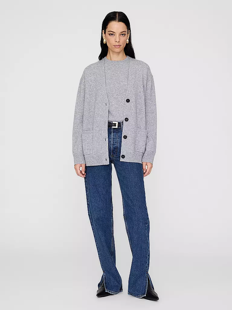 ANINE BING | Cardigan in cashmere JACKSON | Grigio