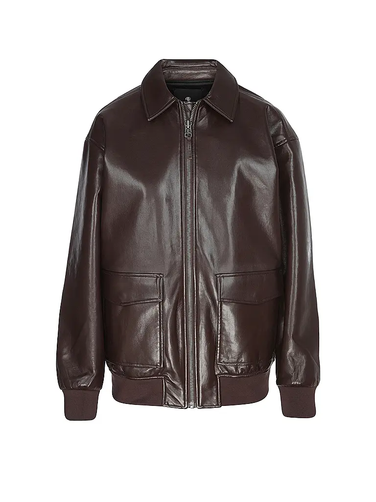 ANINE BING | Giacca in pelle KELANIE | Marrone