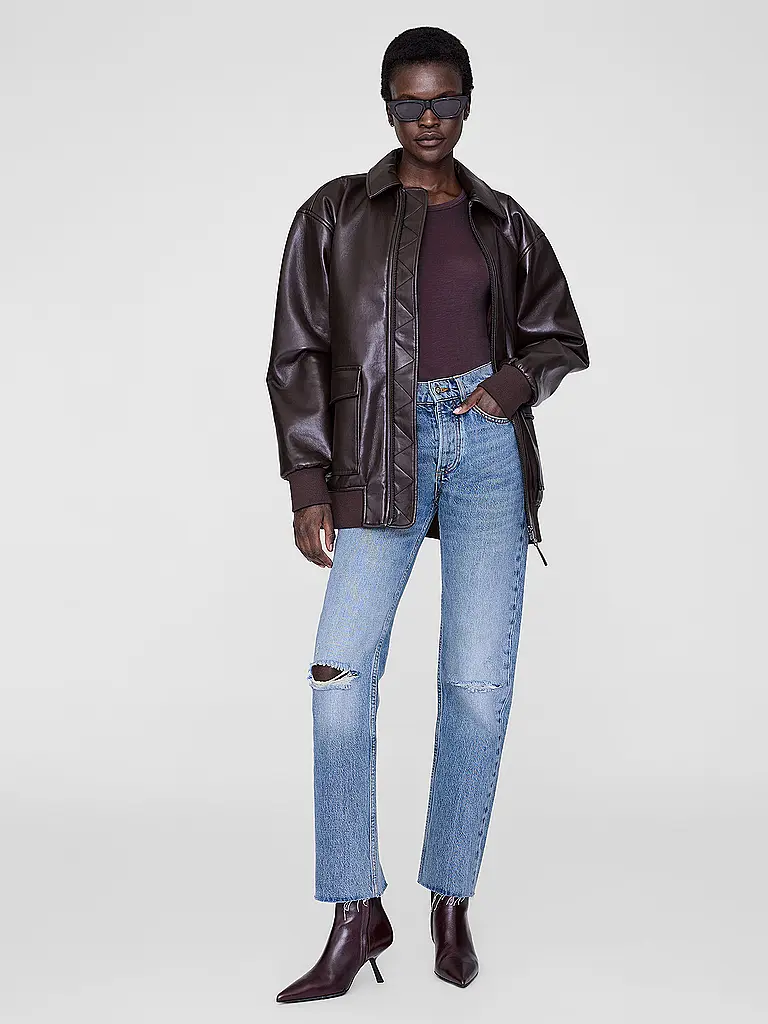 ANINE BING | Giacca in pelle KELANIE | Marrone