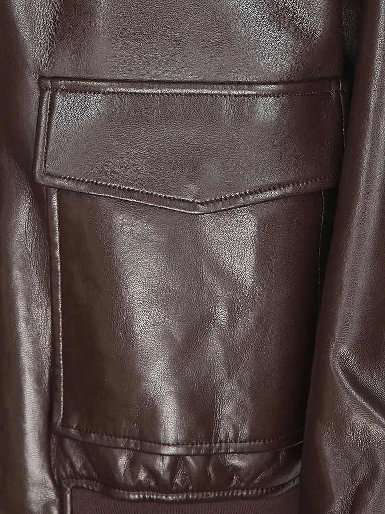 ANINE BING | Giacca in pelle KELANIE | Marrone