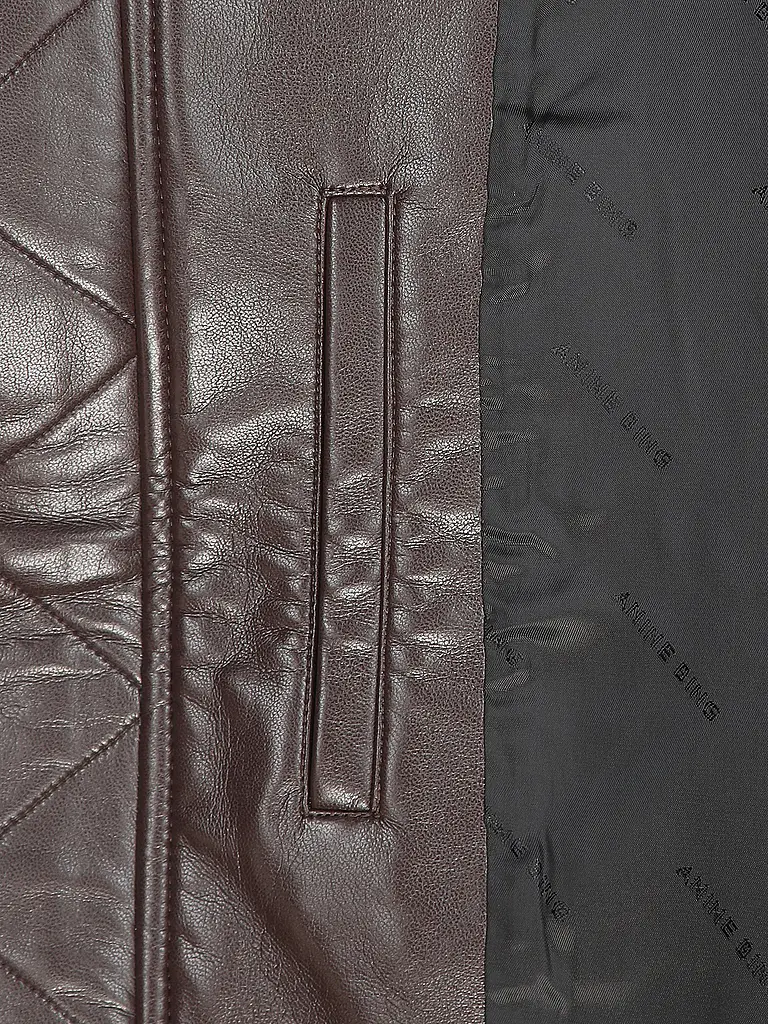ANINE BING | Giacca in pelle KELANIE | Marrone