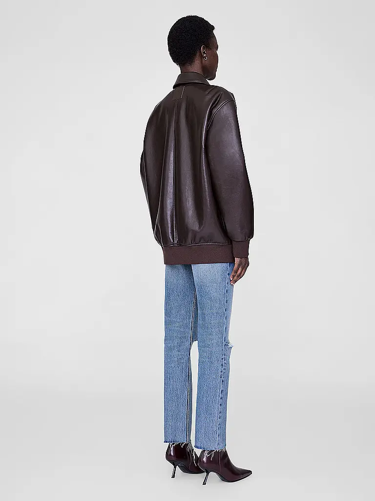 ANINE BING | Giacca in pelle KELANIE | Marrone