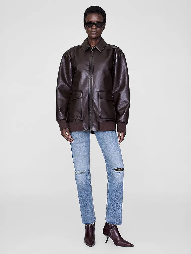 ANINE BING | Giacca in pelle KELANIE | Marrone