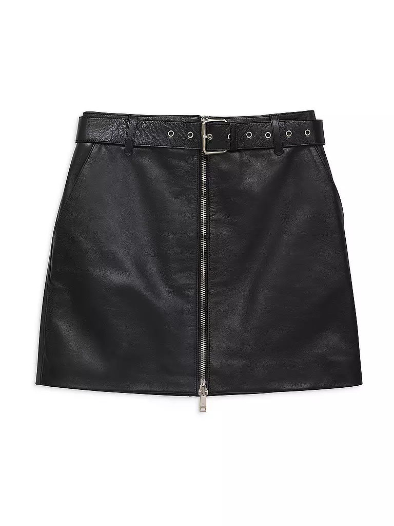 ANINE BING | Gonna in pelle ANA | Nero