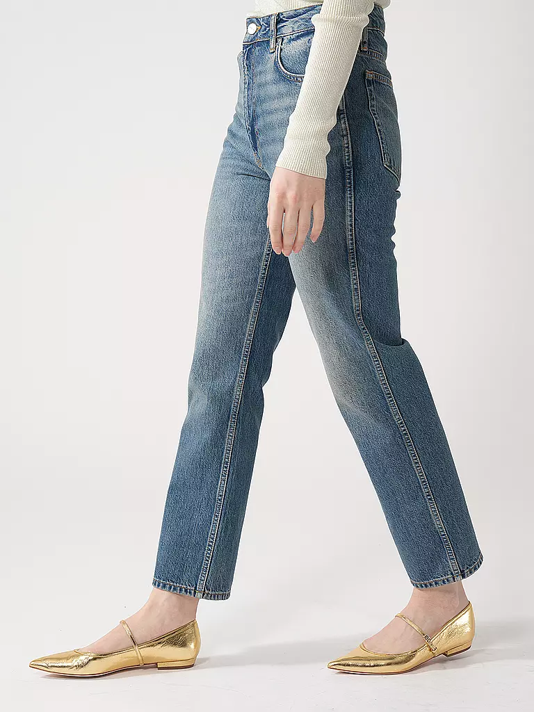 ANINE BING | Jeans Straight Fit  | Blu scuro