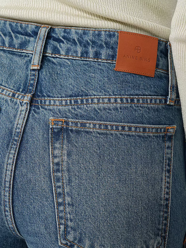 ANINE BING | Jeans Straight Fit  | Blu scuro