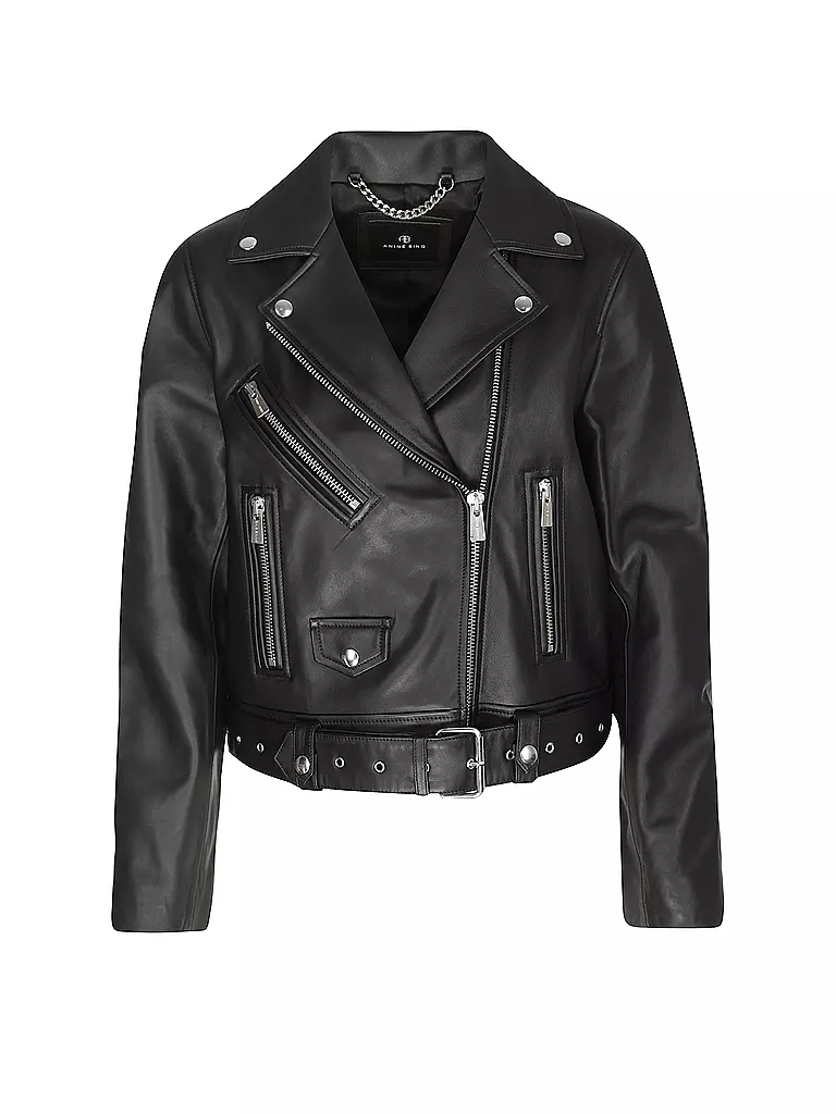 ANINE BING | Lederjacke | Nero