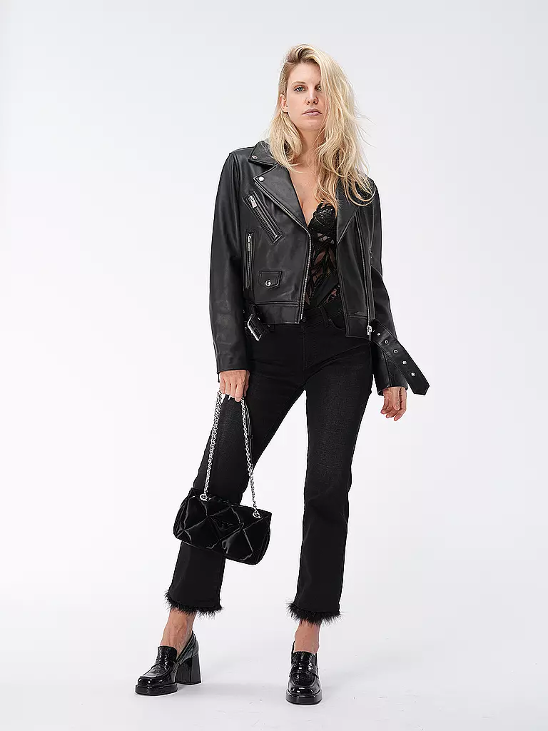 ANINE BING | Lederjacke | Nero