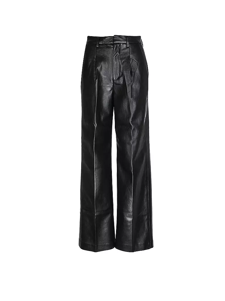 ANINE BING | Pantaloni effetto pelle CARMEN | Nero