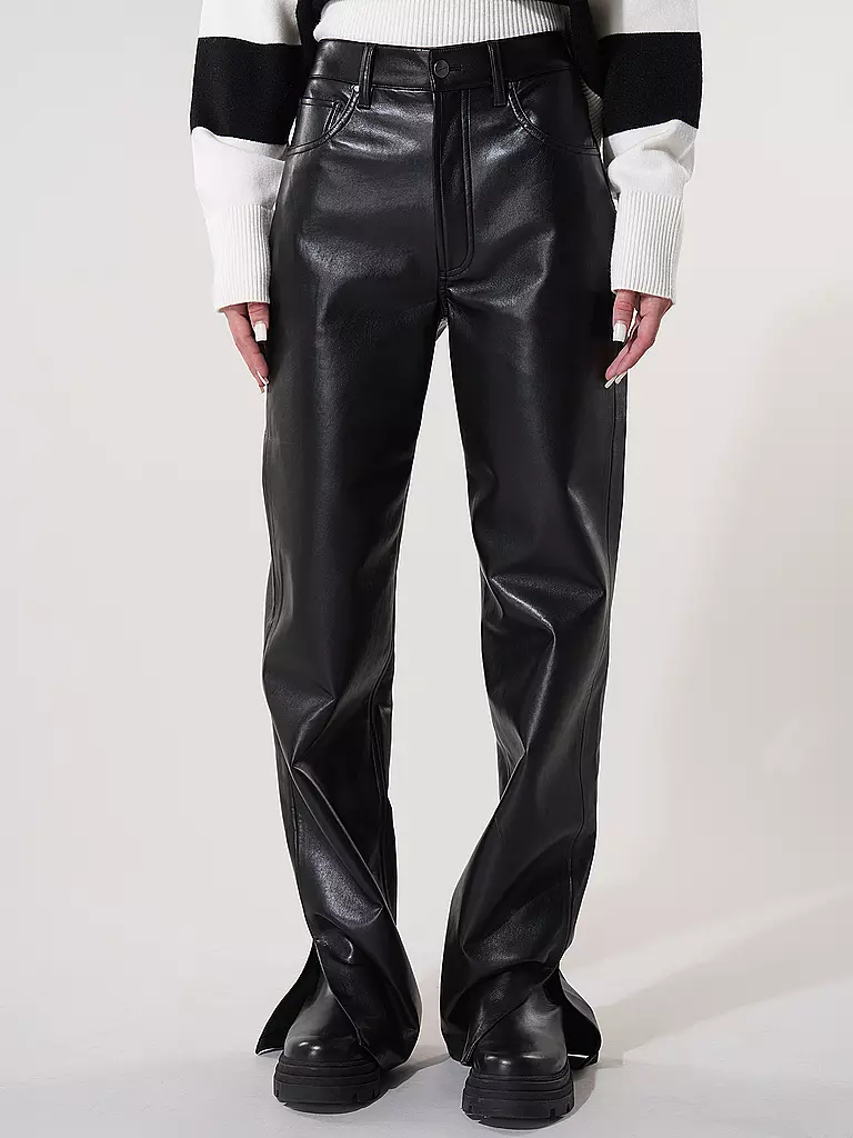 ANINE BING | Pantaloni effetto pelle ROY PANT | 