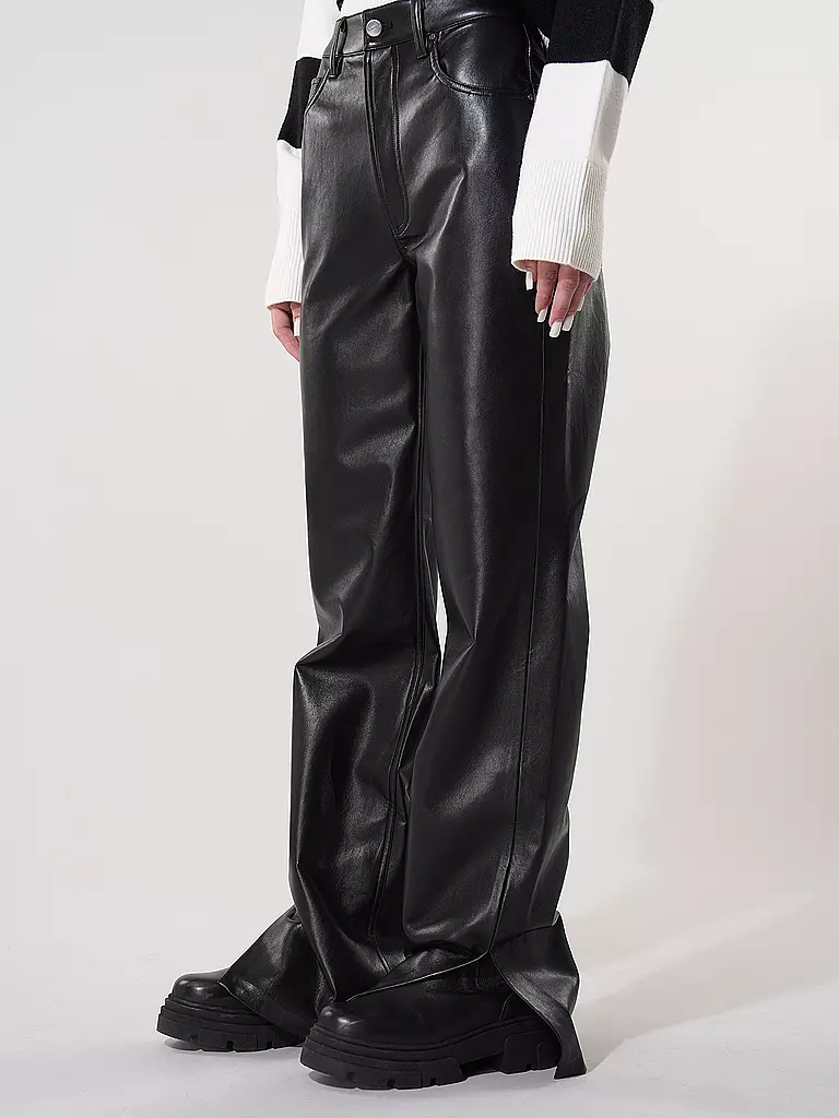 ANINE BING | Pantaloni effetto pelle ROY PANT | 