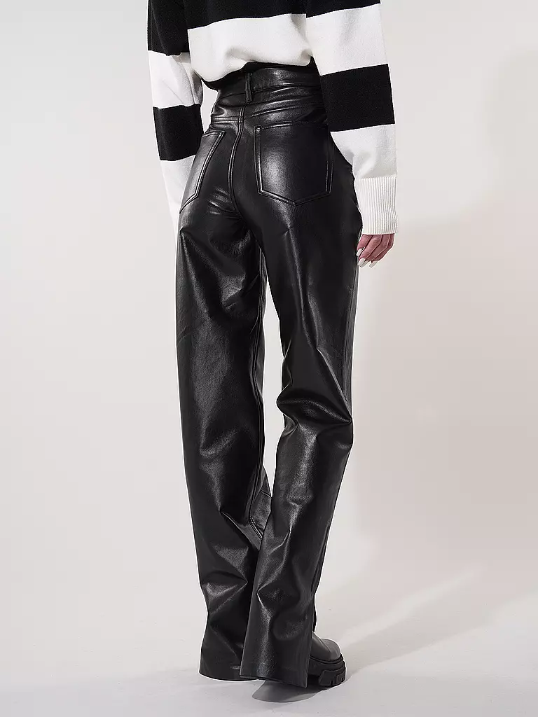 ANINE BING | Pantaloni effetto pelle ROY PANT | 