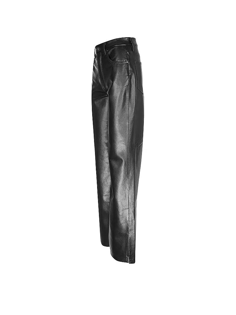 ANINE BING | Pantaloni effetto pelle ROY PANT | 